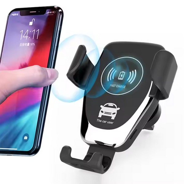 🚗🔋 Auto-Clamping Wireless Car Charger – 10W Fast Charging Holder